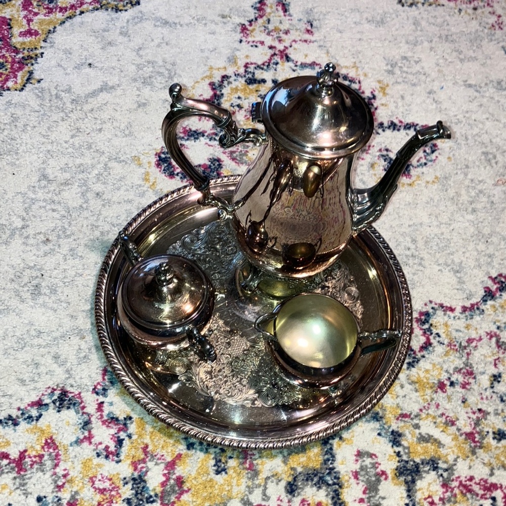 Elegant Silver Teapot